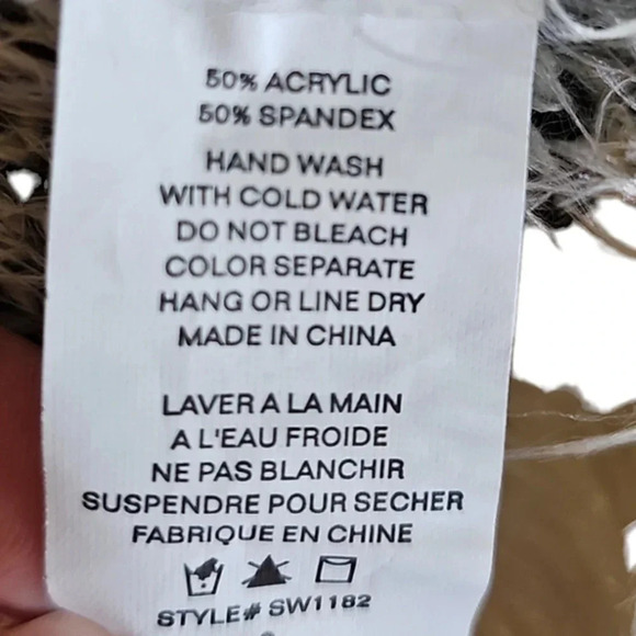 Finn & Clover Snowflake Pullover Sweater Cream Size S - Picture 4 of 4